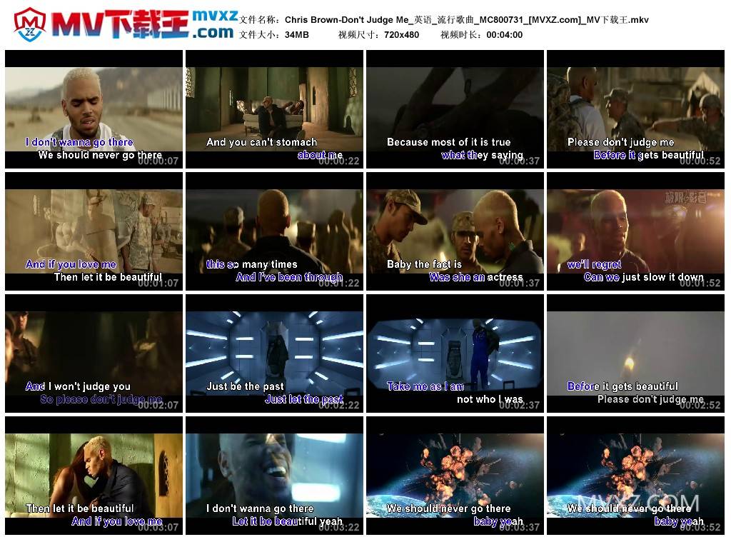 Chris Brown-Don't Judge Me_英语_流行歌曲_MC800731